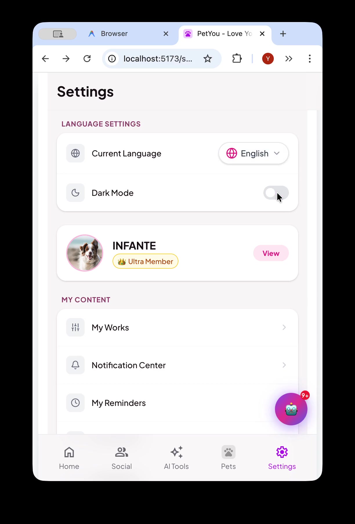Profile Demo